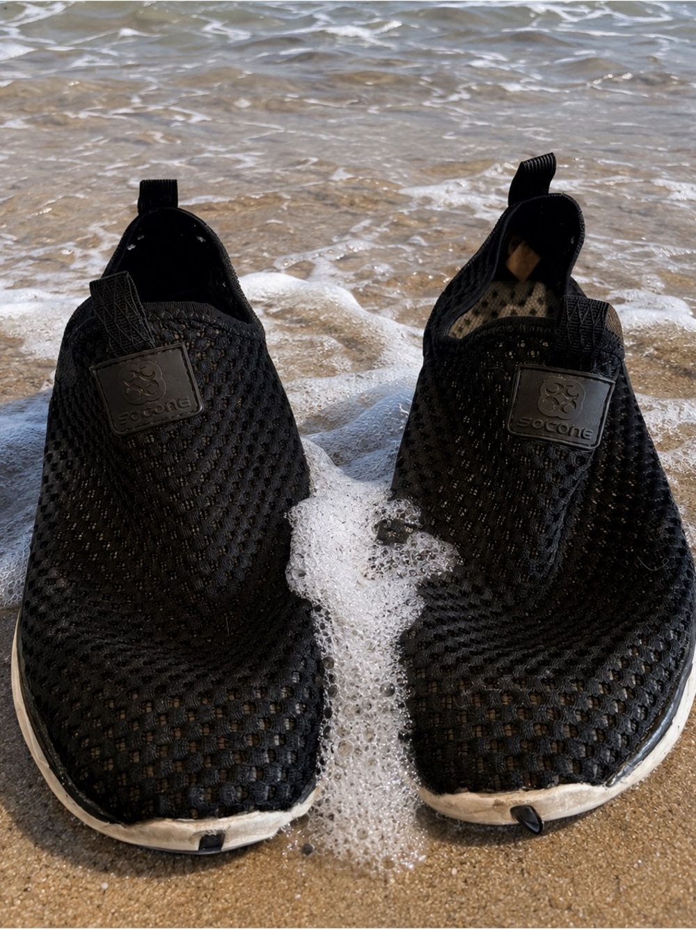 Socone light mesh slip-ons - lightly worn out of a non-smoking home